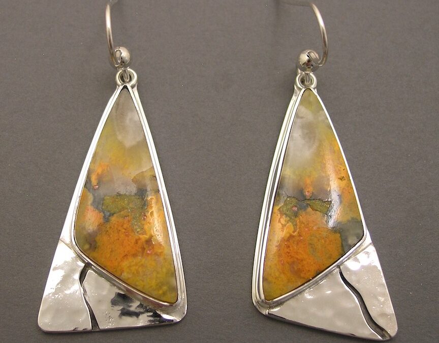 Bumblebee Jasper Earrings